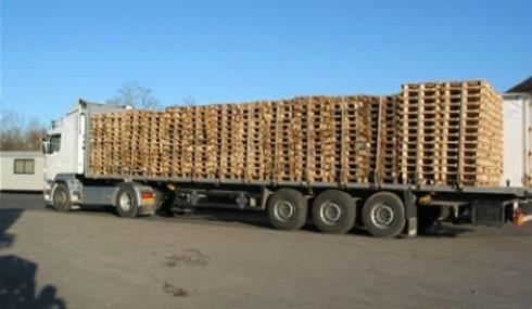 Transport de palette en bois recyclée Dijon